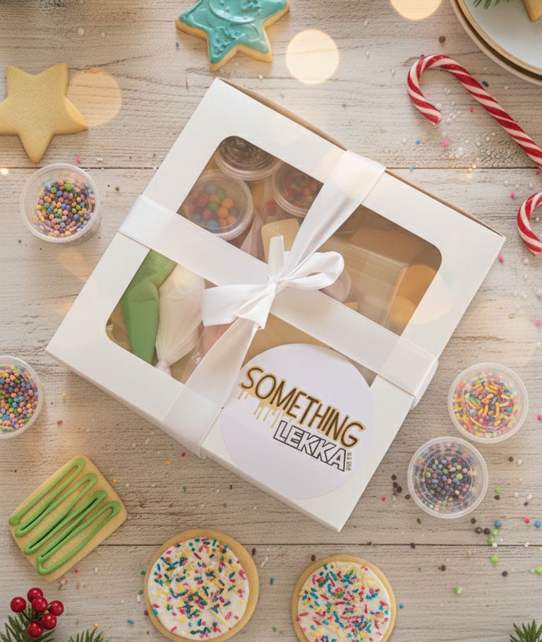 DIY Christmas Cookie Decorating Box