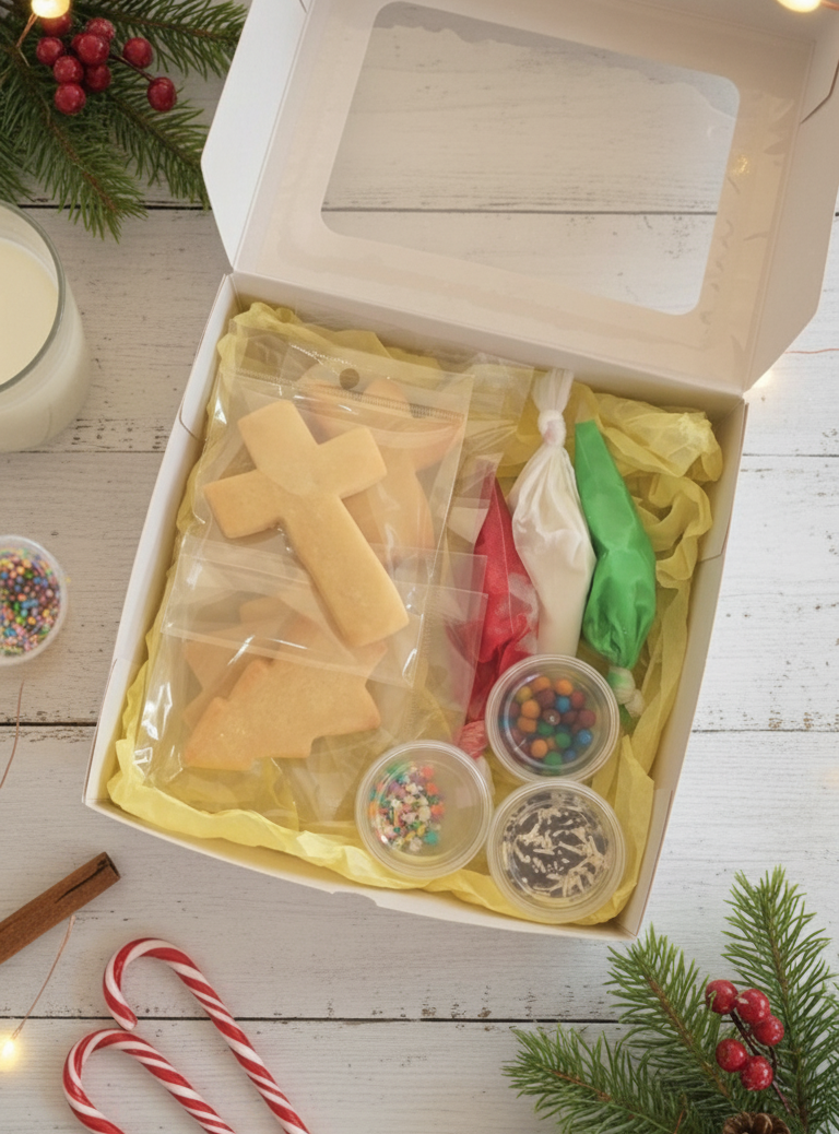 DIY Christmas Cookie Decorating Box